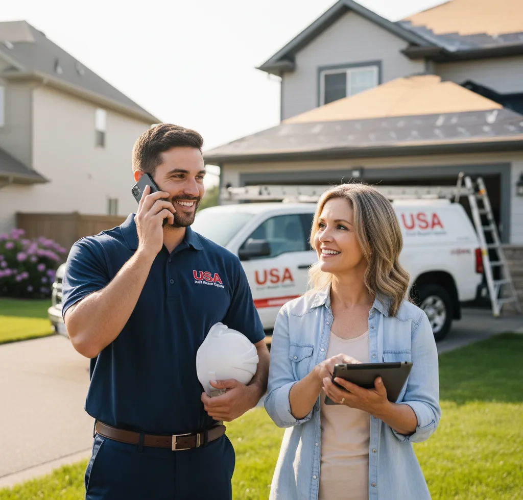 USA Roof Repair Experts customer support in Elmira
